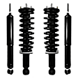 2003 Toyota Sequoia - Front and Rear, Driver and Passenger Side, Shock and Fully Loaded Strut, Except Self-Leveling Rear Suspension