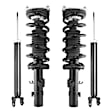 4-11415-255090-001 Front and Rear, Driver and Passenger Side Shock and Fully Loaded Strut, AWD, Sedan