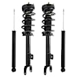 4-11530-253600-001 Front and Rear, Driver and Passenger Side Shock and Fully Loaded Strut, RWD