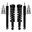 4-11561-254010-001 Front and Rear, Driver and Passenger Side Shock and Fully Loaded Strut, 4WD