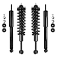 2004 Toyota 4Runner - Front and Rear, Driver and Passenger Side, Shock and Fully Loaded Strut, Except X-REAS Suspension and Kinetic Suspension