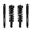 4-11570-251260-001 Front and Rear, Driver and Passenger Side Shock and Fully Loaded Strut, RWD