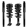 2012 Chevrolet Silverado 1500 - Front and Rear, Driver and Passenger Side, Shock and Fully Loaded Strut, Except Electronic Suspension