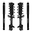 4-11607-259250-001 Front and Rear, Driver and Passenger Side Shock and Fully Loaded Strut
