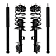 4-11621-252040-001 Front and Rear, Driver and Passenger Side Shock and Fully Loaded Strut