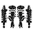 2004 Honda Civic - Front and Rear, Driver and Passenger Side, Fully Loaded Strut, Except Hybrid and Si Models