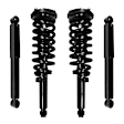 4-11653-259850-001 Front and Rear, Driver and Passenger Side Shock and Fully Loaded Strut