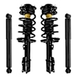4-11671-251010-001 Front and Rear, Driver and Passenger Side Shock and Fully Loaded Strut
