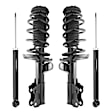 4-11715-251170-001 Front and Rear, Driver and Passenger Side Shock and Fully Loaded Strut, FWD
