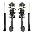 4-11745-259910-001 Front and Rear, Driver and Passenger Side Shock and Fully Loaded Strut, AWD