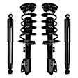 4-11873-251140-001 Front and Rear, Driver and Passenger Side Shock and Fully Loaded Strut