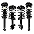 4-11943-15430-001 Front and Rear, Driver and Passenger Side Fully Loaded Strut, Sedan