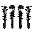 4-11957-15091-001 Front and Rear, Driver and Passenger Side Fully Loaded Strut, Hatchback