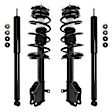 4-11983-252410-001 Front and Rear, Driver and Passenger Side Shock and Fully Loaded Strut