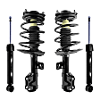 4-13003-259270-001 Front and Rear, Driver and Passenger Side Shock and Fully Loaded Strut