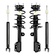 4-13113-259140-001 Front and Rear, Driver and Passenger Side Shock and Fully Loaded Strut, FWD