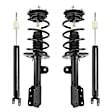 4-13117-259140-001 Front and Rear, Driver and Passenger Side Shock and Fully Loaded Strut, FWD