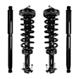 4-13201-252600-001 Front and Rear, Driver and Passenger Side Shock and Fully Loaded Strut, 4WD