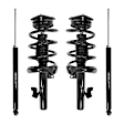 4-13241-259370-001 Front and Rear, Driver and Passenger Side Shock and Fully Loaded Strut