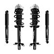 4-13421-253370-001 Front and Rear, Driver and Passenger Side Shock and Fully Loaded Strut