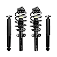 4-13640-259990-001 Front and Rear, Driver and Passenger Side Shock and Fully Loaded Strut
