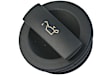 06C103485N APA/URO Parts Oil Filler Cap Oil Filler Cap - Black, Plastic, Direct Fit, Sold Individually