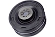 06E105251F Series Crankshaft Pulley - Black, Elastomer and Steel, Multi-groove, Direct Fit, Sold Individually