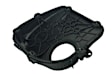 06L103269D Upper Timing Cover, Black, Plastic