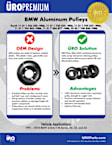 1997 BMW 318i - Water Pump Pulley, 6-Groove Pulley, Serpentine, Black, Steel, Sold Individually, OE Replacement Series
