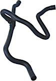 11531722743 OE Replacement Series Heater Hose - EPDM Rubber, Direct Fit, Sold Individually