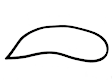 1238260158 Tail Light Lens Seal - Direct Fit