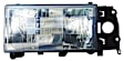 1369603 Driver Side Headlight, With bulb(s), Crystal Clear Lens