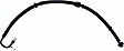 2001 Mercedes Benz ML320 - Power Steering Pressure Line Hose Assembly, From rack to cooling line; Low pressure; Up to A289559; Up to X754619
