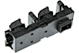 1J4959857D Front, Driver Side APA/URO Parts OE Replacement Window Switch Black
