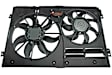 1K0121205AJK OE Replacement Radiator Fan, Dual fan