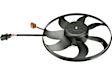1K0959455FR OE Replacement Auxiliary fan Driver Side, Single fan
