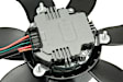 1K0959455FR OE Replacement Auxiliary fan Driver Side, Single fan