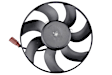1K0959455Q OE Replacement Auxiliary fan Passenger Side, Single fan