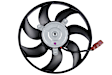 1K0959455Q OE Replacement Auxiliary fan Passenger Side, Single fan