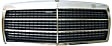 2018800783 OE Replacement Series Grille Shell and Insert, Chrome Shell with Black Insert