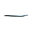 2128852874 Front, Passenger Side, Lower Bumper Trim, Chrome, OE Replacement Series