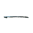 2128852874 Front, Passenger Side, Lower Bumper Trim, Chrome, OE Replacement Series