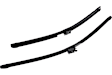 2228201145 Wiper Blade, Frameless 21 in. and 20 in.