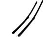 2228201145 Wiper Blade, Frameless 21 in. and 20 in.