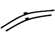 2238240200 Wiper Blade, Frameless 22 in. and 26 in.