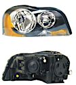 30744010 Passenger Side Halogen Headlight, With bulb(s), OE Replacement, OE Replacement Series