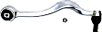 31121141717 Front, Driver Side, Upper Control Arm, With ball joint(s), APA/URO Parts OE Replacement
