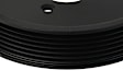 32421740858PRM Series Power Steering Pump Pulley - Black, Aluminum, Direct Fit, Sold Individually