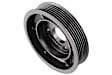 32427537862PRM APA/URO Parts OE Replacement Power Steering Pump Pulley - Black, Aluminum, Serpentine, Direct Fit, Sold Individually