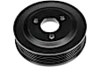 32427553955PRM Series Power Steering Pump Pulley - Black, Aluminum, Direct Fit, Sold Individually